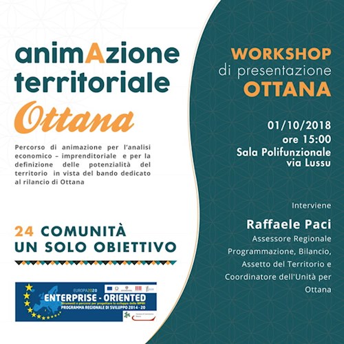 Animazione Territoriale Ottana - 24 Comunità un solo obiettivo